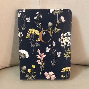 Initial “C” Floral Hardcover Journal Notebook - New and Never Used